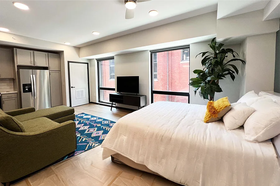 view of studio apartment at block20