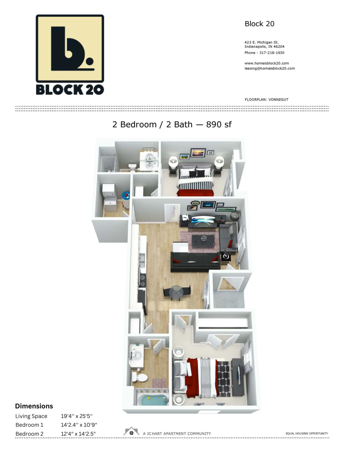Vonnegut Floor Plan