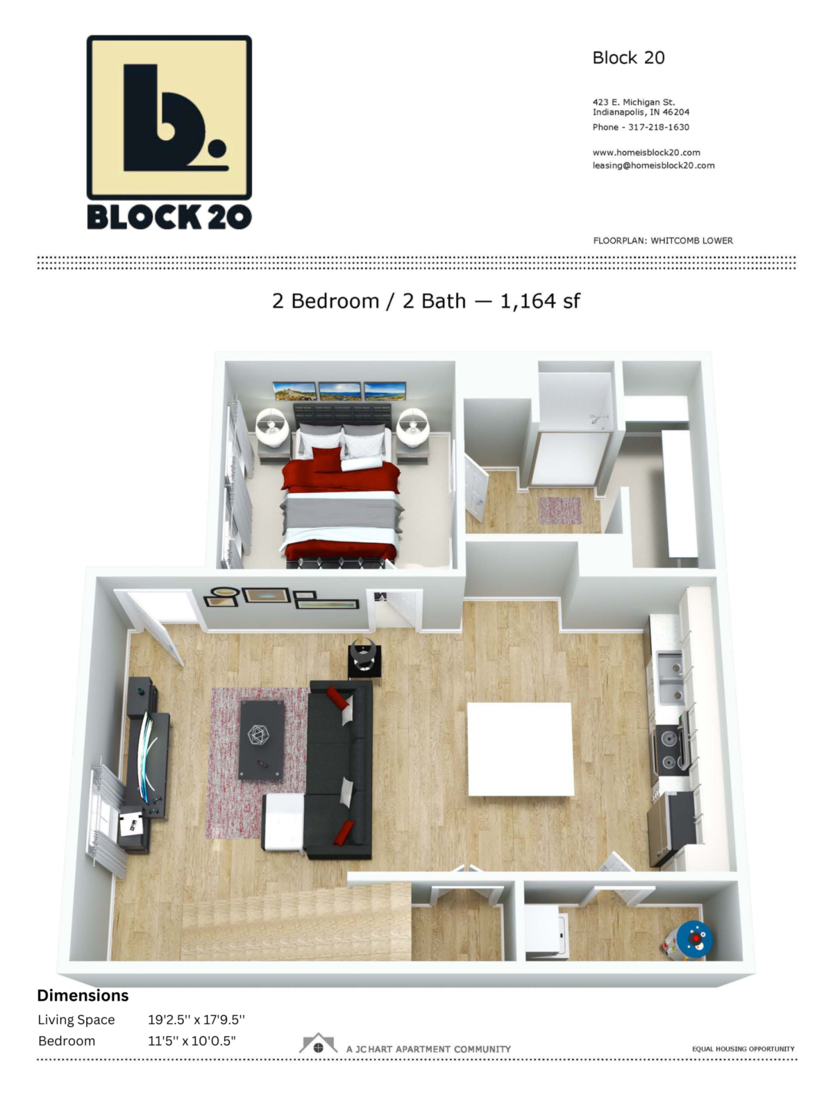 Whitcomb Lower Floor Plan