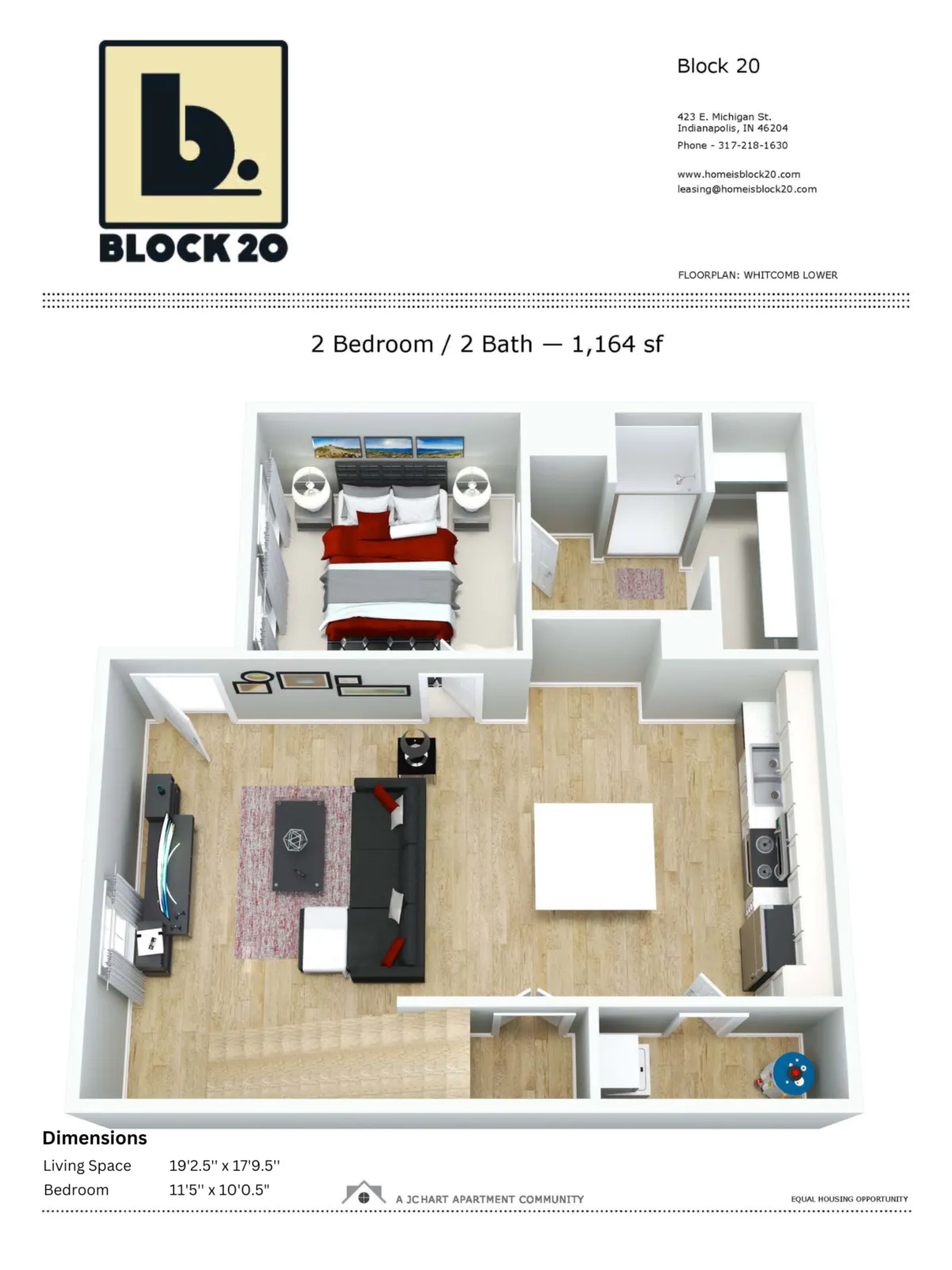 Whitcomb Lower Floor Plan